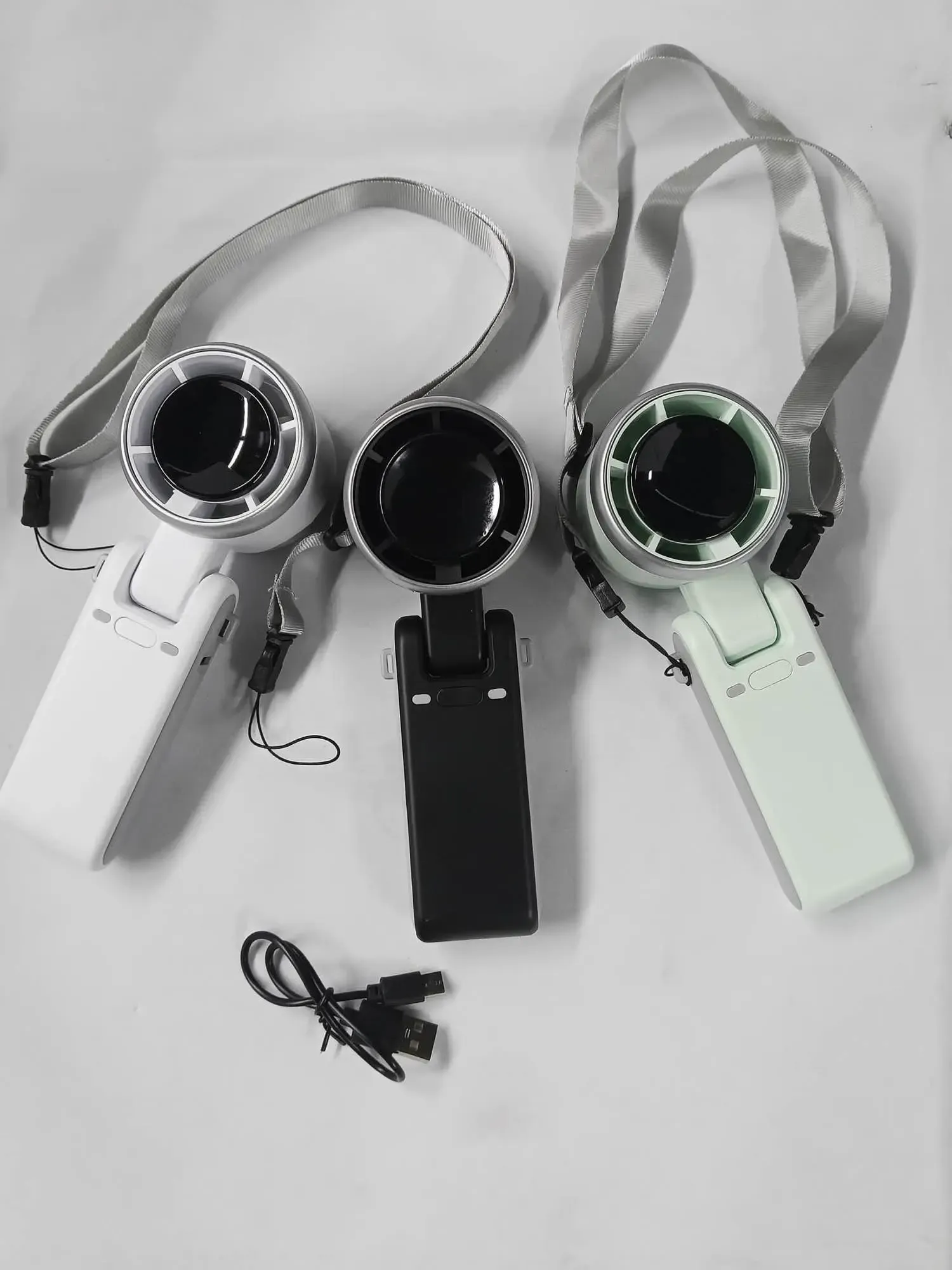 Digital Display USB Rechargeable High Speed Mini Hand Held Foldable Cooling Fan
